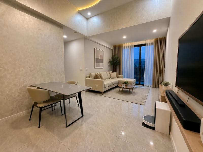 KI Residences At Brookvale, 12 Brookvale Drive, Clementi Park / Upper Bukit Timah, 3 Bedrooms, 980 sqft, Condominium For Sale, by Jerlyn Ng, 500251511 - AI Living Room - PropertyGuru.com.sg