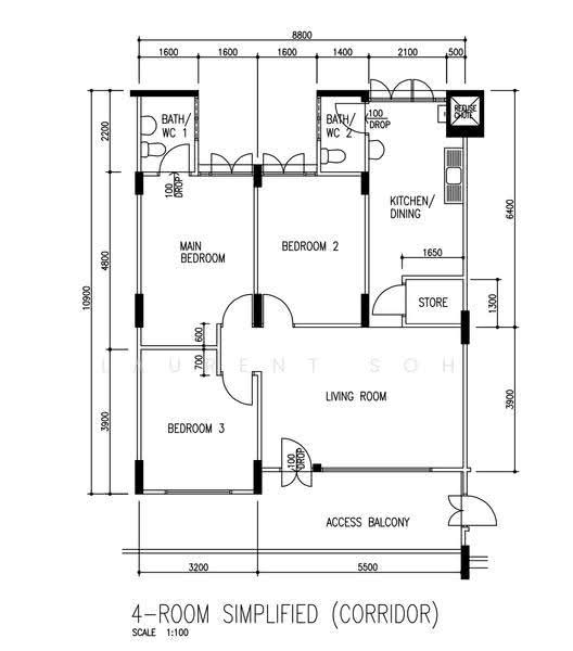 272 Yishun Street 22, 272 Yishun Street 22, Sembawang / Yishun, 3 Bedrooms, 84 sqft, HDB Flat For Sale, by Laurent Soh, 500251564 - PropertyGuru.com.sg