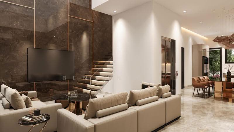 ★ AN EXCLUSIVE COLLECTION OF BESPOKE LUXURY HOMES ★, Katong Enclave, East Coast / Marine Parade, 5 Bedrooms, 5,185 sqft, Terraced House For Sale, by Benson Goh, 500251570 - Living Room - PropertyGuru.com.sg