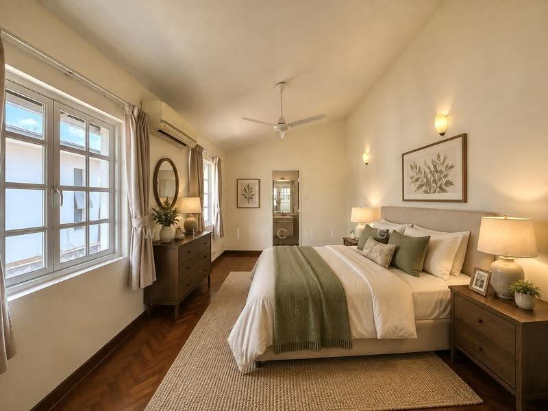 Beautiful Plot! Charming GCBA Bungalow at Oei Tiong Ham Park, Tanglin / Holland / Bukit Timah, 5 Bedrooms, 4,762 sqft, Bungalow House For Sale, by Willi Ching, 500251577 - Digitally furnish (real interior space) - PropertyGuru.com.sg