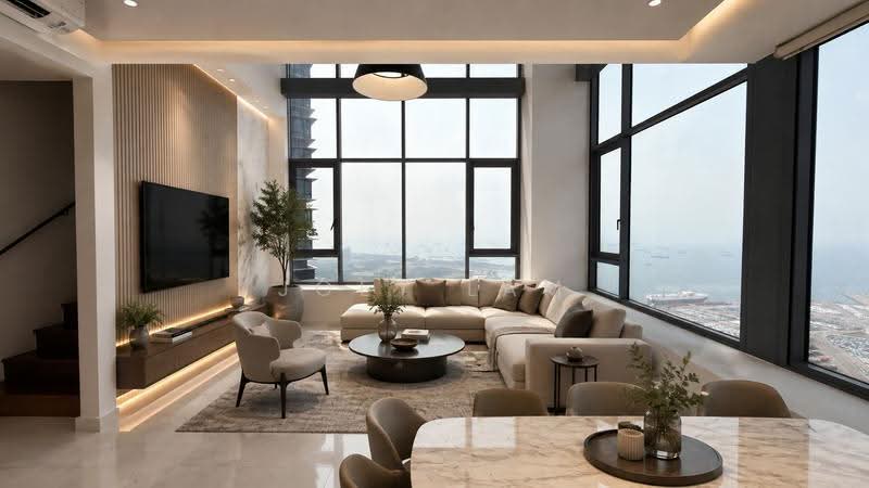 Altez, 16 Enggor Street, Chinatown / Tanjong Pagar, 3 Bedrooms, 1,507 sqft, Condominium For Sale, by Joey Lam, 500251597 - Living Room - AI Rendered - PropertyGuru.com.sg
