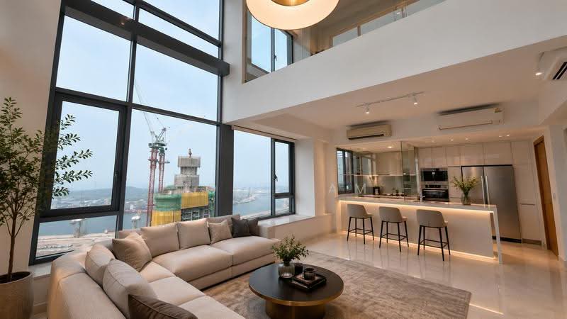 Altez, 16 Enggor Street, Chinatown / Tanjong Pagar, 3 Bedrooms, 1,507 sqft, Condominium For Sale, by Joey Lam, 500251597 - Living Room - AI Rendered - PropertyGuru.com.sg