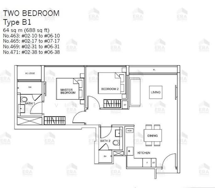RV Residences, 469 River Valley Road, Tanglin / Holland / Bukit Timah, 2 Bedrooms, 689 sqft, Condominium For Rent, by Vincent Tay, 500251629 - PropertyGuru.com.sg