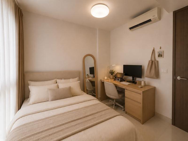 The Centren, 1 Lorong 27 Geylang, Eunos / Geylang / Paya Lebar, 2 Bedrooms, 624 sqft, Apartment For Rent, by Aela Lim, 500251646 - Bedroom - PropertyGuru.com.sg