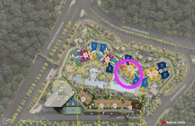 The Reserve Residences, 9 Jalan Anak Bukit, Clementi Park / Upper Bukit Timah, 2 Bedrooms, 614 sqft, Condominium For Sale, by Yvonne See, 500251694 - Site mqp of unit - PropertyGuru.com.sg
