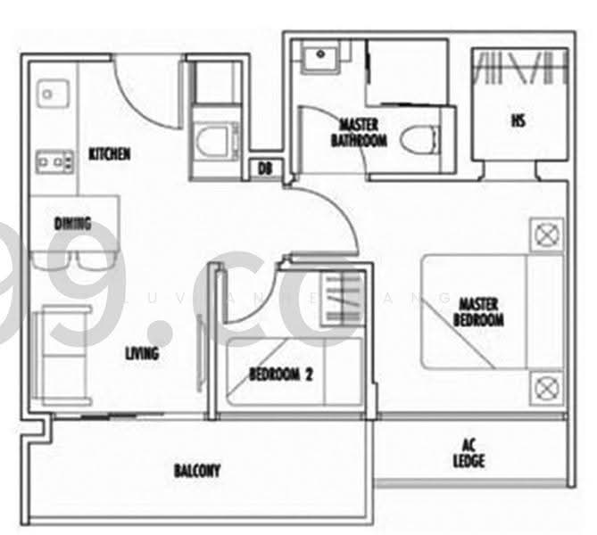 Casa Cambio, 9 Lim Tua Tow Road, Hougang / Punggol / Sengkang, 2 Bedrooms, 484 sqft, Condominium For Sale, by Luvianne Pang, 500251697 - PropertyGuru.com.sg