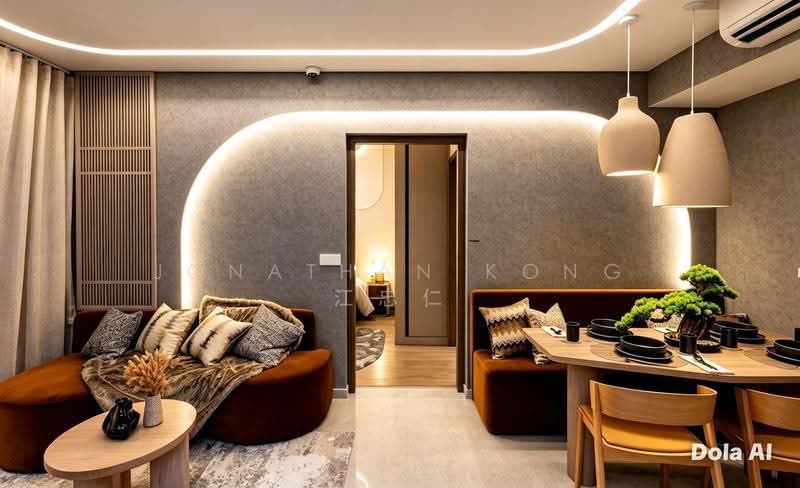 $193,000 discount for brand new condo, Ang Mo Kio / Bishan / Thomson, 1 Bedroom, 689 sqft, Condominium For Sale, by Jonathan Kong 江忠仁, 500251719 - Living Room - PropertyGuru.com.sg