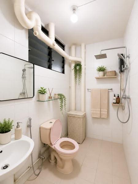 755 Woodlands Avenue 4, 755 Woodlands Avenue 4, Admiralty / Woodlands, 3 Bedrooms, 1,313 sqft, HDB Flat For Sale, by Natalie Lim, 500251723 - Bathroom - PropertyGuru.com.sg