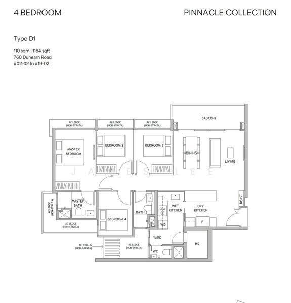 Dunearn House, 764 Dunearn Road, Newton / Novena, 4 Bedrooms, 1,184 sqft, Condominium For Sale, by James Lee, 500251755 - PropertyGuru.com.sg