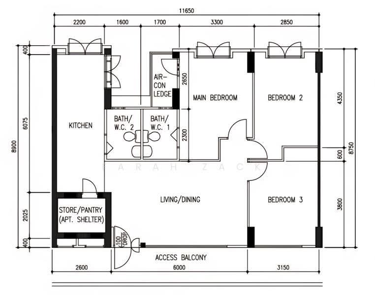 302A Anchorvale Link, 302A Anchorvale Link, Hougang / Punggol / Sengkang, 3 Bedrooms, 969 sqft, HDB Flat For Sale, by Farah Zack, 500251762 - PropertyGuru.com.sg