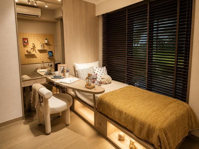 Hillock Green, 22-28 Lentor Central, Mandai / Upper Thomson, 2 Bedrooms, 710 sqft, Condominium For Rent, by Tanya Yang, 500251764 - Bedroom - PropertyGuru.com.sg
