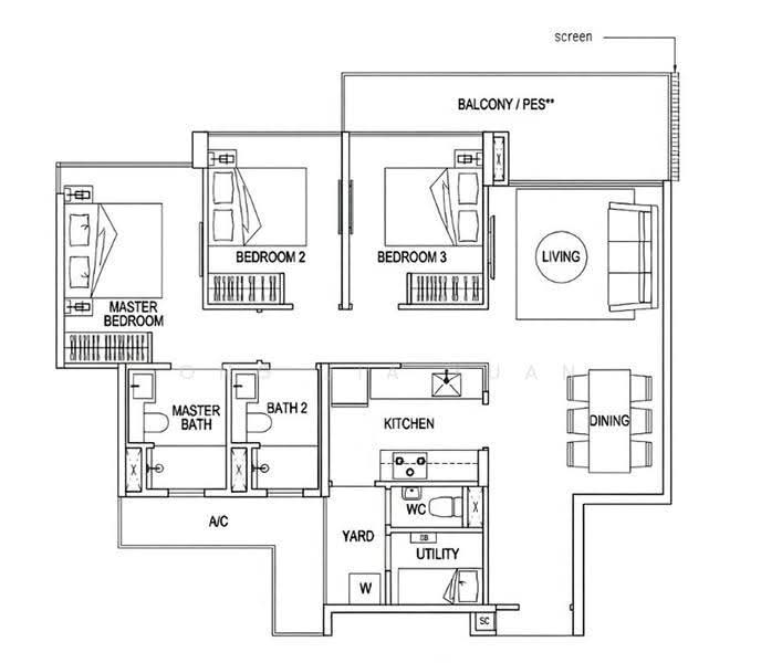 Signature At Yishun, 31 Yishun Street 51, Sembawang / Yishun, 3 Bedrooms, 1,098 sqft, Condominium For Sale, by Ong Jia Xuan, 500251822 - PropertyGuru.com.sg