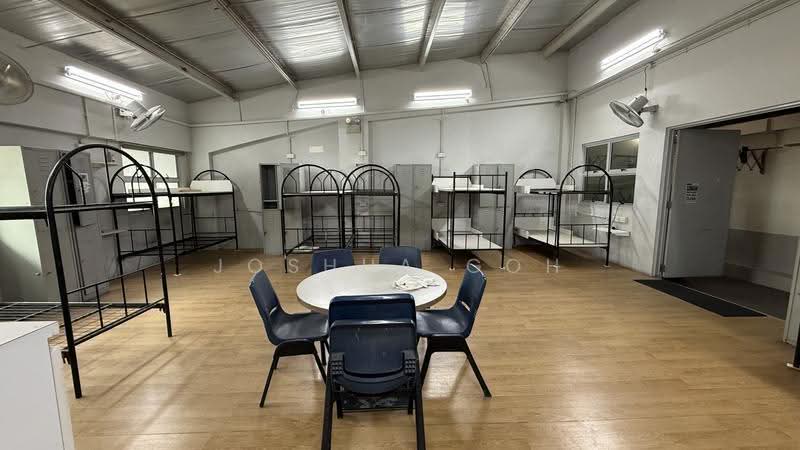 Nordix, 1 Woodlands Industrial Park E2, Sembawang / Yishun, 7,255 sqft, Factory / Workshop (B2) For Sale, by Joshua Goh, 500251875 - Dormitory with flooring & lights - CommercialGuru.com.sg