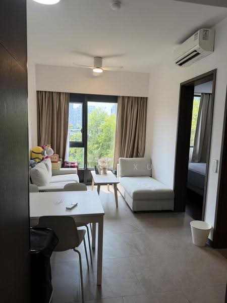 Midtown Modern, 18 Tan Quee Lan Street, Beach Road / Bugis / Rochor, 1 Bedroom, 409 sqft, Condominium For Rent, by Luke Xu, 500251921 - Living Room - PropertyGuru.com.sg