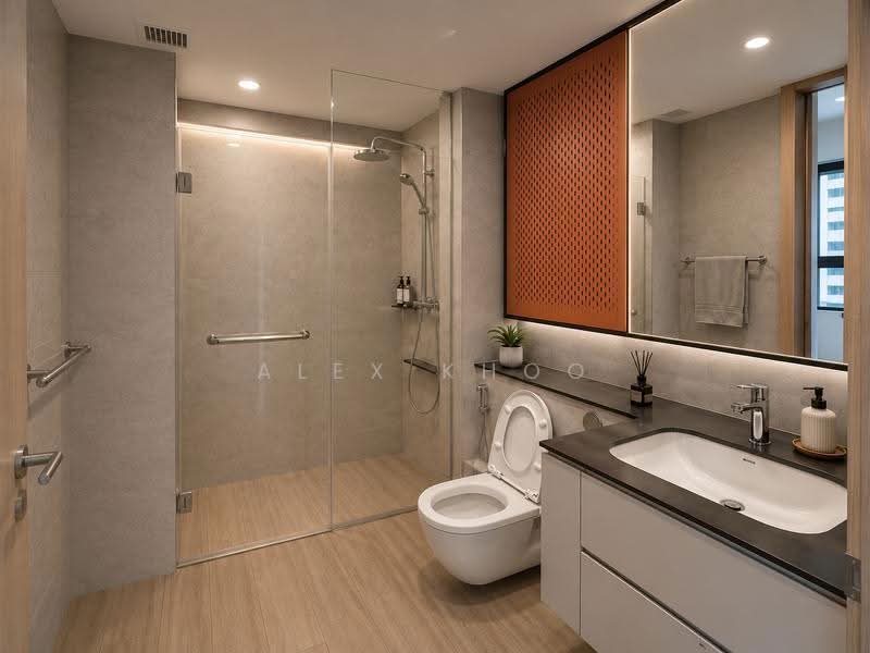 The Tre Ver, 62 Potong Pasir Avenue 1, Macpherson / Potong Pasir, 2 Bedrooms, 624 sqft, Condominium For Sale, by Alex Khoo, 500251943 - Bathroom - PropertyGuru.com.sg