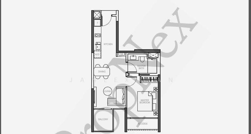 The Atelier, 2 Makeway Avenue, Orchard / River Valley, 1 Bedroom, 594 sqft, Condominium For Rent, by Janlex Tan, 500251947 - PropertyGuru.com.sg