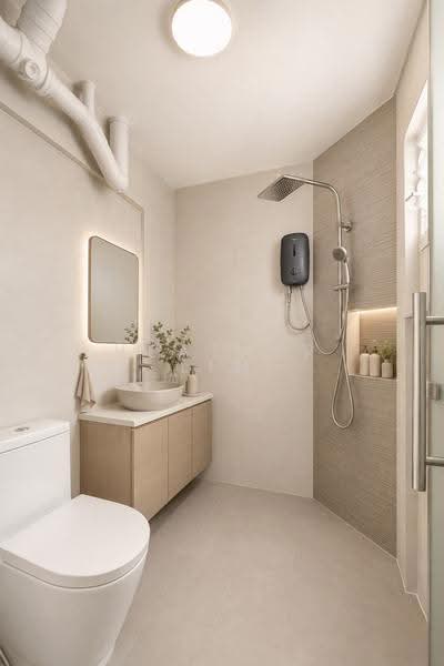 246 Jurong East Street 24, 246 Jurong East Street 24, Boon Lay / Jurong / Tuas, 3 Bedrooms, 1,055 sqft, HDB Flat For Sale, by HEATHER LIM, 500251959 - Bathroom - PropertyGuru.com.sg