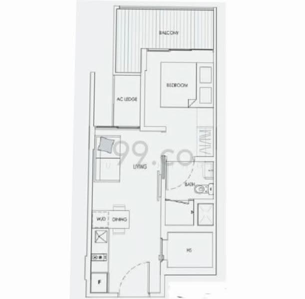 Suites 28, 28 Lorong 30 Geylang, Eunos / Geylang / Paya Lebar, 1 Bedroom, 430 sqft, Apartment For Rent, by Hui Ching, 500251961 - PropertyGuru.com.sg