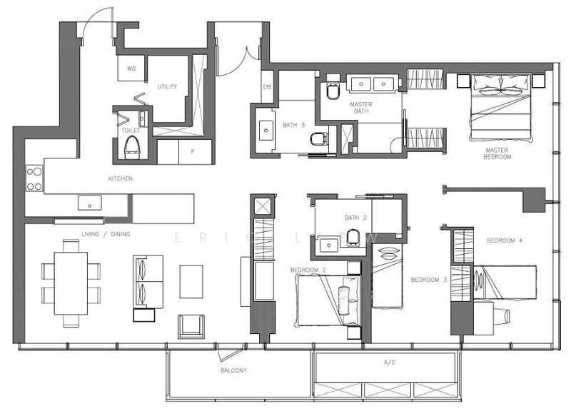 Wallich Residence, 3 Wallich Street, Chinatown / Tanjong Pagar, 4 Bedrooms, 1,658 sqft, Condominium For Sale, by Eric Liew, 500251966 - PropertyGuru.com.sg