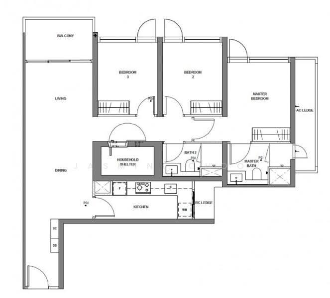 Midtown Modern, 16 Tan Quee Lan Street, Beach Road / Bugis / Rochor, 3 Bedrooms, 1,066 sqft, Condominium For Sale, by Jasmine Choo, 500251993 - PropertyGuru.com.sg