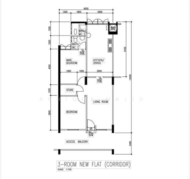 218 Ang Mo Kio Avenue 1, 218 Ang Mo Kio Avenue 1, Ang Mo Kio / Bishan / Thomson, 2 Bedrooms, 721 sqft, HDB Flat For Sale, by Ashique Majid, 500252013 - PropertyGuru.com.sg