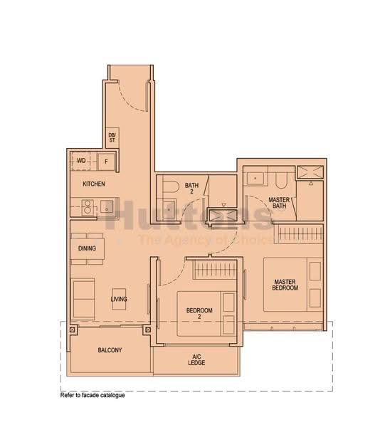 Irwell Hill Residences, 2 Irwell Hill, Orchard / River Valley, 2 Bedrooms, 657 sqft, Condominium For Sale, by Kee Carrine, 500252070 - PropertyGuru.com.sg