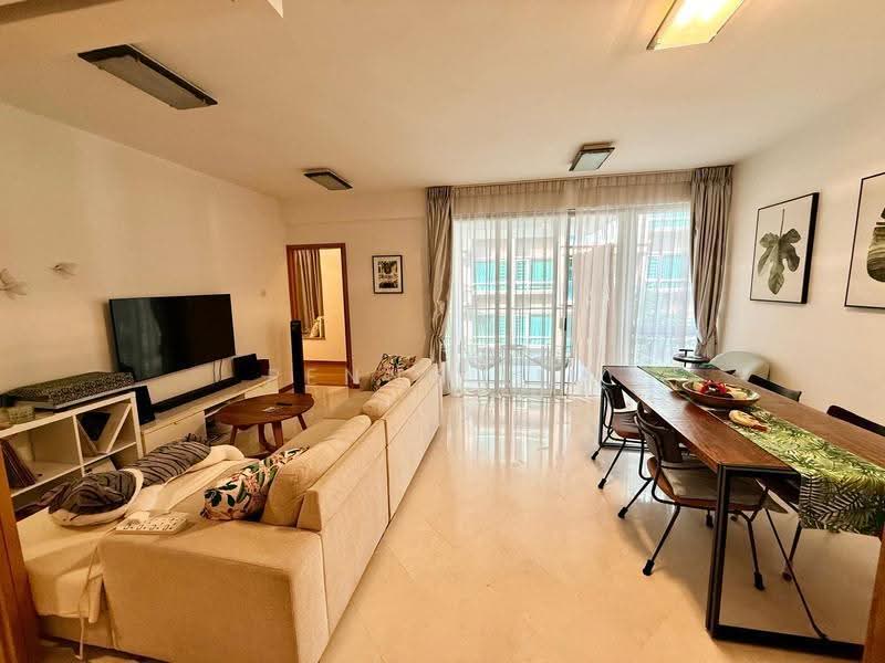 8 @ Mount Sophia, 10 Mount Sophia, Orchard / River Valley, 1 Bedroom, 802 sqft, Condominium For Rent, by Penny Lim, 500252142 - Living Room - PropertyGuru.com.sg