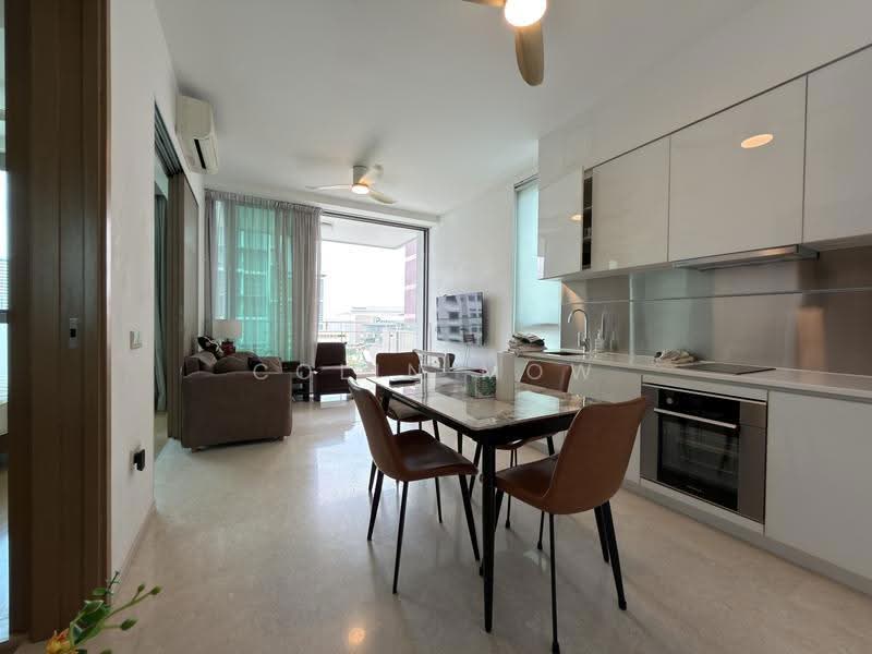 Marine Blue, 95 Marine Parade Road, East Coast / Marine Parade, 2 Bedrooms, 689 sqft, Condominium For Rent, by Colin Mow, 500252145 - Living Room - PropertyGuru.com.sg