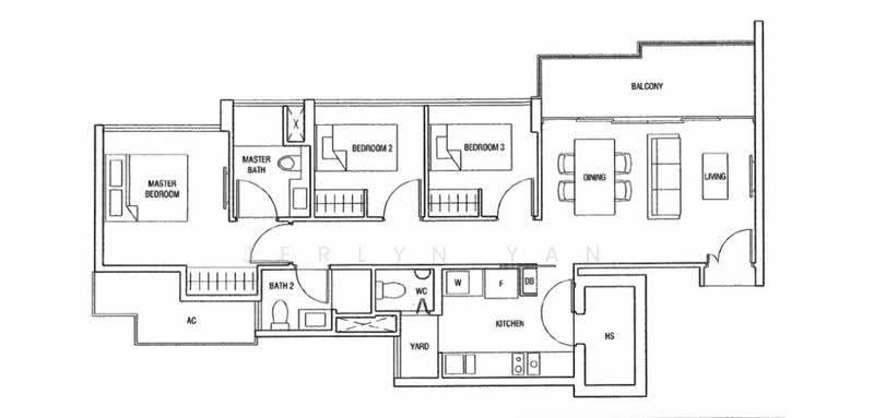 Bartley Residences, 6 Lorong How Sun, Hougang / Punggol / Sengkang, 3 Bedrooms, 1,023 sqft, Condominium For Sale, by Jerlyn Yan, 500252194 - PropertyGuru.com.sg