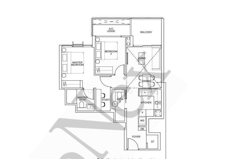 KI Residences At Brookvale, 20 Brookvale Drive, Clementi Park / Upper Bukit Timah, 2 Bedrooms, 753 sqft, Condominium For Sale, by Roy Koh, 500252224 - PropertyGuru.com.sg