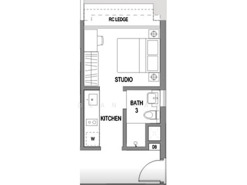 The Topiary, 15 Fernvale Lane, Seletar / Yio Chu Kang, Studio, 190 sqft, Condominium For Rent, by Dean Kam, 500252246 - PropertyGuru.com.sg