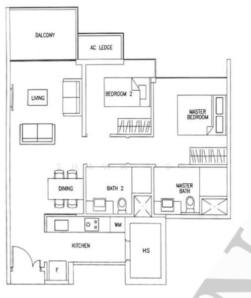 Austville Residences, 13 Sengkang East Avenue, Hougang / Punggol / Sengkang, 2 Bedrooms, 786 sqft, Condominium For Sale, by Shawn Koh, 500252273 - PropertyGuru.com.sg