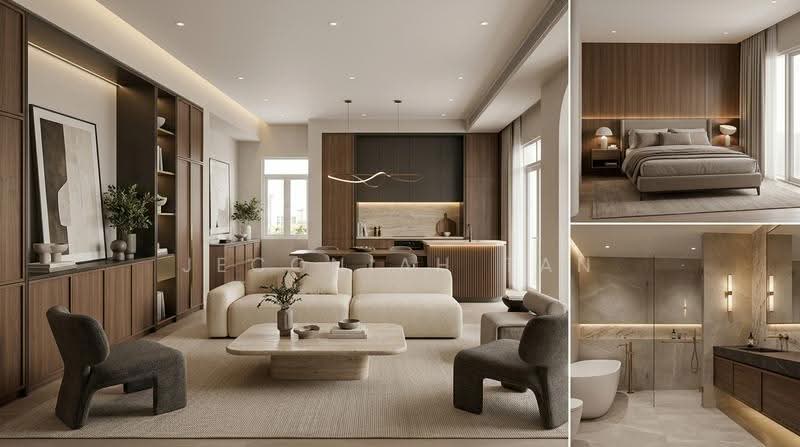 TOP SOON! Brand New D15 Semi-D, East Coast / Marine Parade, 6 Bedrooms, 6,311 sqft, Semi-Detached House For Sale, by Jeconiah Tan, 500252298 - Living Room - PropertyGuru.com.sg