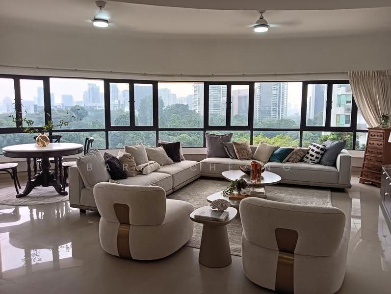 The Draycott, 50 Draycott Park, Tanglin / Holland / Bukit Timah, 4 Bedrooms, 2,637 sqft, Condominium For Sale, by Barry Cheong, 500252301 - Living Room - PropertyGuru.com.sg