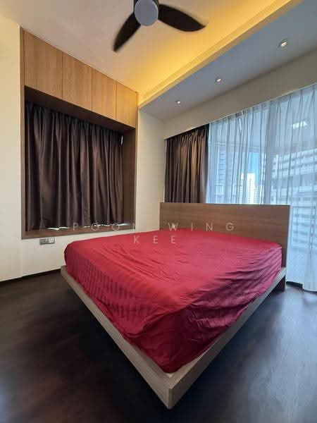 Spottiswoode Residences, 48 Spottiswoode Park Road, Chinatown / Tanjong Pagar, 2 Bedrooms, 926 sqft, Condominium For Rent, by Poon Wing Kee, 500252320 - Master Bedroom - PropertyGuru.com.sg