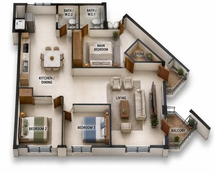 186 Bukit Batok West Avenue 6, 186 Bukit Batok West Avenue 6, Dairy Farm / Bukit Panjang / Choa Chu Kang, 3 Bedrooms, 1,205 sqft, HDB Flat For Sale, by Frederick Koh, 500252347 - Kitchen - PropertyGuru.com.sg