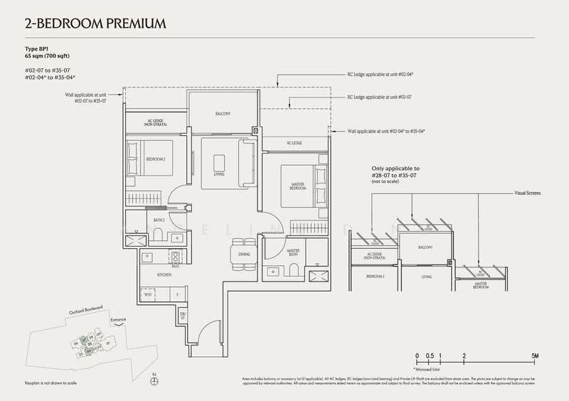 UPPERHOUSE at Orchard Boulevard, 22 Orchard Boulevard, Tanglin / Holland / Bukit Timah, 2 Bedrooms, 700 sqft, Condominium For Sale, by Angeline Ding, 500252348 - BP1 - PropertyGuru.com.sg