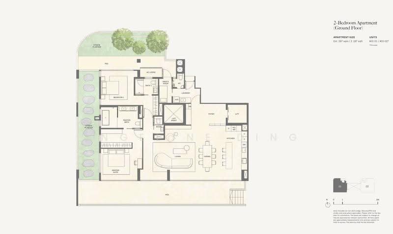 21 Anderson, 21 Anderson Road, Tanglin / Holland / Bukit Timah, 2 Bedrooms, 3,197 sqft, Condominium For Sale, by Angeline Ding, 500252366 - 2BR-PES - PropertyGuru.com.sg