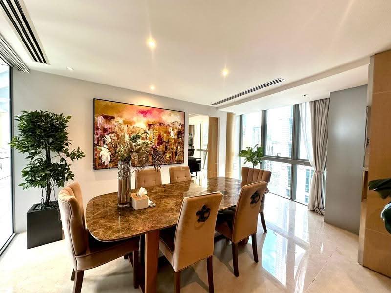 One Shenton, 1 Shenton Way, Boat Quay / Raffles Place / Marina, 5 Bedrooms, 6,082 sqft, Condominium For Sale, by Bernadette Teo, 500252398 - Dining Room - PropertyGuru.com.sg