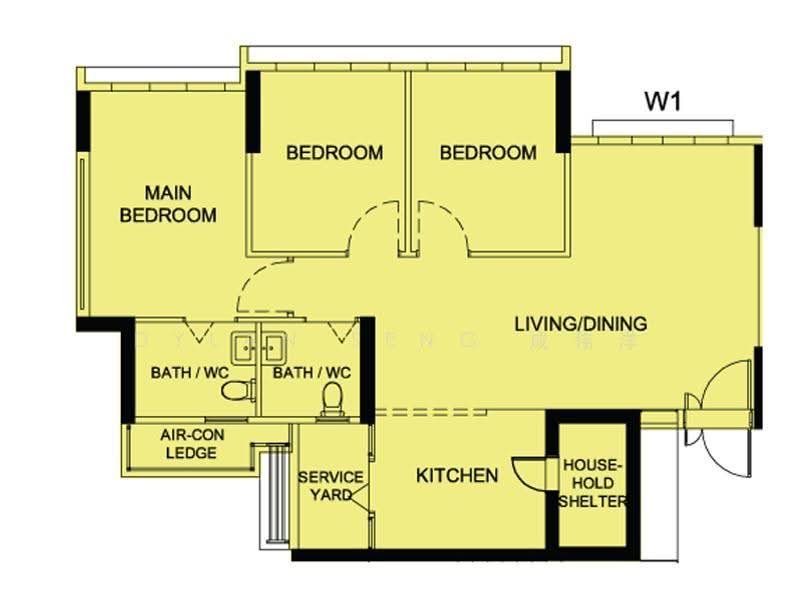 994C Buangkok Link, 994C Buangkok Link, Hougang / Punggol / Sengkang, 3 Bedrooms, 1,001 sqft, HDB Flat For Sale, by Dylan Seng 成伟洋, 500252420 - PropertyGuru.com.sg
