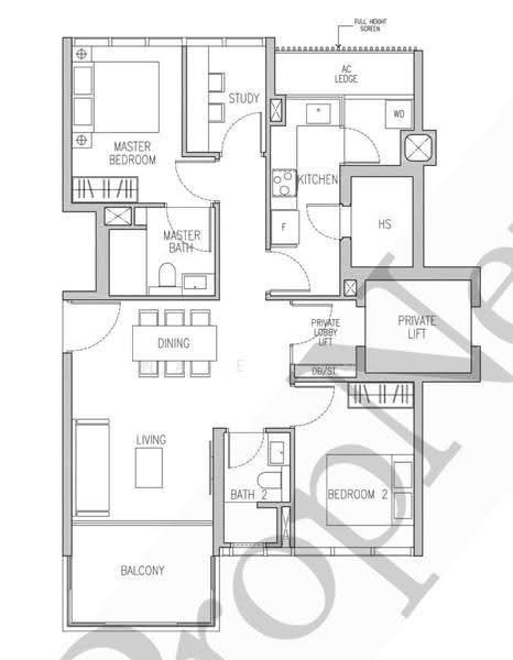 Van Holland, 190 Holland Road, Tanglin / Holland / Bukit Timah, 2 Bedrooms, 1,001 sqft, Condominium For Sale, by Nate Lim, 500252423 - Master Bedroom - PropertyGuru.com.sg