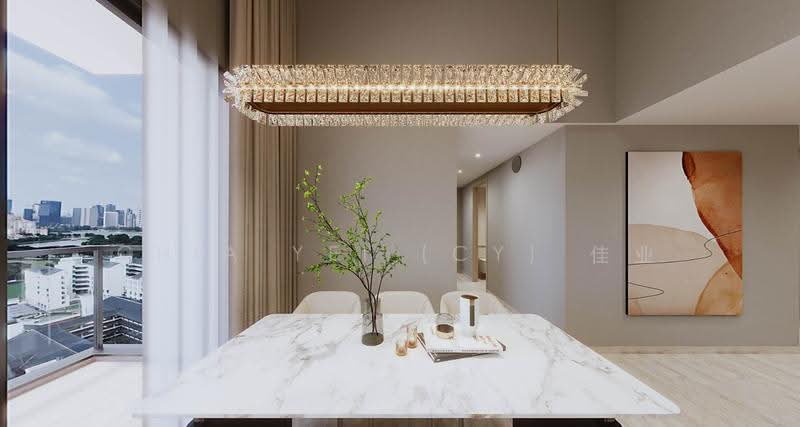 RARE FREEHOLD D15 WATERFRONT LIVING, East Coast / Marine Parade, 3 Bedrooms, 1,200 sqft, Condominium For Sale, by Chia Yei (CY) 佳业, 500252432 - Dining Room - PropertyGuru.com.sg