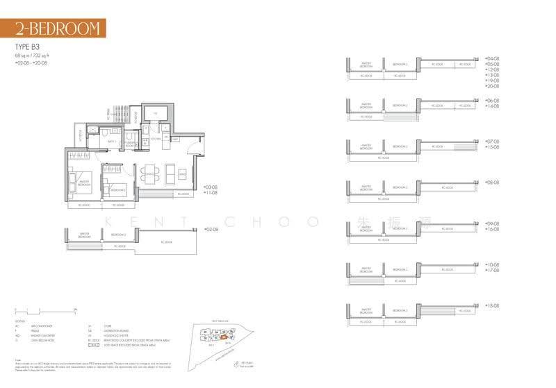8@BT, 6 Bukit Timah Link, Clementi Park / Upper Bukit Timah, 2 Bedrooms, 6,240 sqft, Condominium For Sale, by Kent Choo 朱振源, 500252467 - PropertyGuru.com.sg