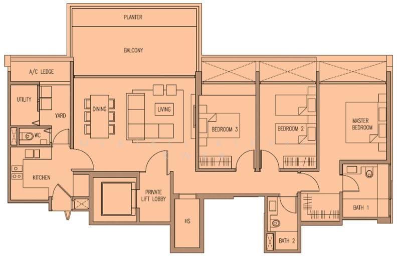 Urban Suites @ Hullet Road, 5 Hullet Road, Orchard / River Valley, 3 Bedrooms, 1,550 sqft, Condominium For Rent, by Meriell Alexiz Kwek, 500252478 - PropertyGuru.com.sg