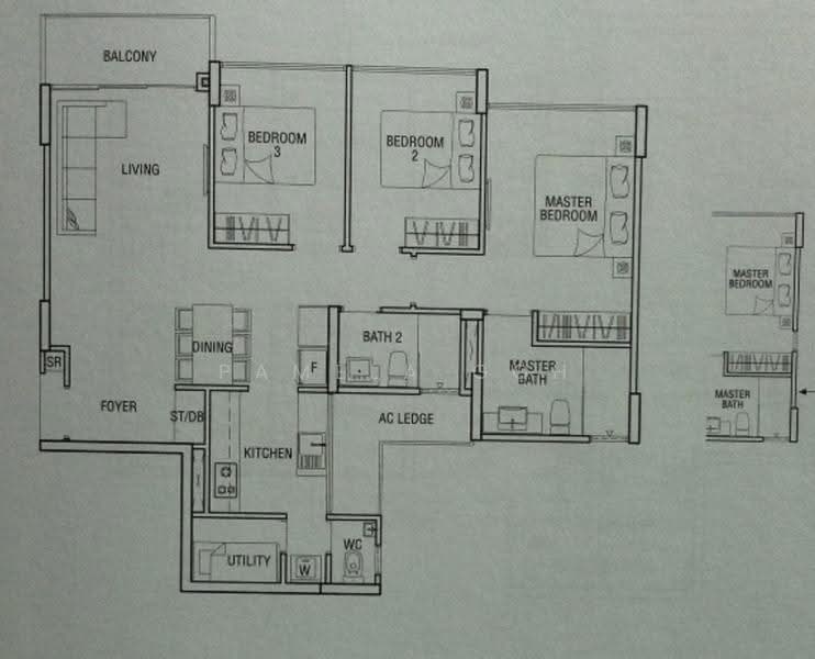 Esparina Residences, 113 Compassvale Bow, Hougang / Punggol / Sengkang, 3 Bedrooms, 1,066 sqft, Condominium For Sale, by Pamela Goh, 500252488 - PropertyGuru.com.sg
