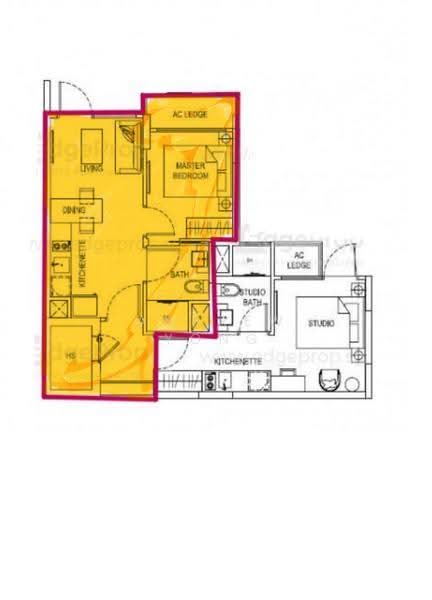 The Hillford, 176 Jalan Jurong Kechil, Clementi Park / Upper Bukit Timah, 1 Bedroom, 398 sqft, Condominium For Rent, by Andrew Yong, 500252501 - PropertyGuru.com.sg