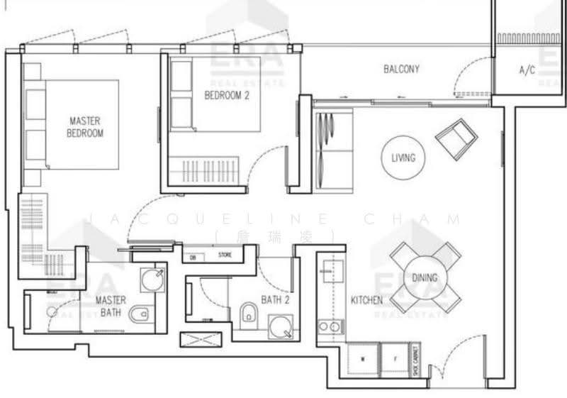 Echelon, 7 Alexandra View, Alexandra / Commonwealth, 2 Bedrooms, 732 sqft, Condominium For Sale, by Jacqueline Cham (詹瑞凌), 500252507 - PropertyGuru.com.sg