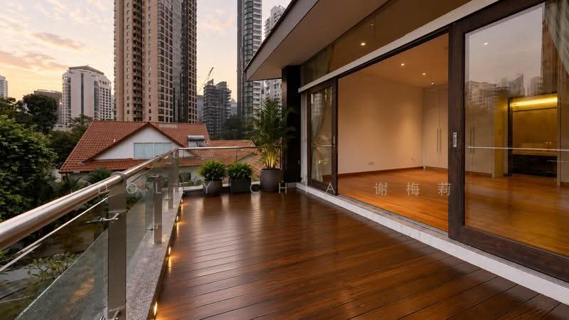 One Tree Hill Detached House, One Tree Hill, Jln Arnap, Lengkok Merak, Chatsworth Road, Nathan Road, Mount Echo Park, Jervois Road, Tomlinson Road, Bishopsgate, Jervois Hill, Jervois Close, Leedon Park, Leedon Road, Cornwall Gardens, Holland Road, Jln Elok, Orchard / River Valley, 6 Bedrooms, 6,780 sqft, Detached House For Rent, by Dolly Chia 谢梅莉, 500252543 - Balcony - PropertyGuru.com.sg