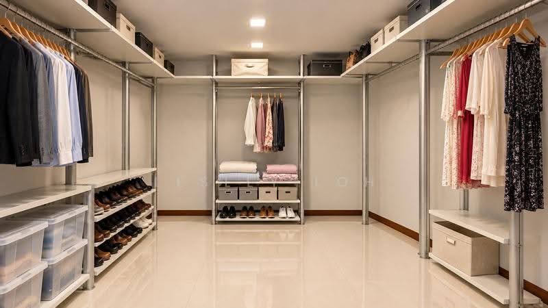 Walk-in wardrobe