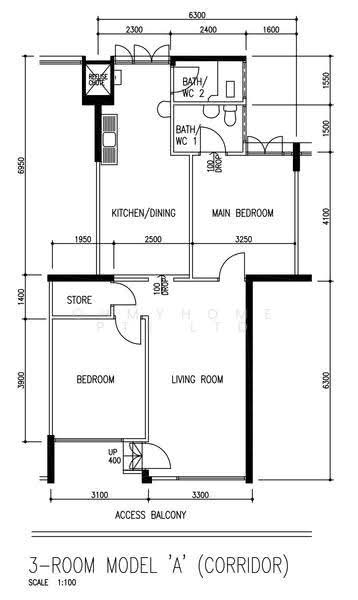 2 Chai Chee Road, 2 Chai Chee Road, Bedok / Upper East Coast, 2 Bedrooms, 807 sqft, HDB Flat For Sale, by AARON LIM, 500252589 - PropertyGuru.com.sg